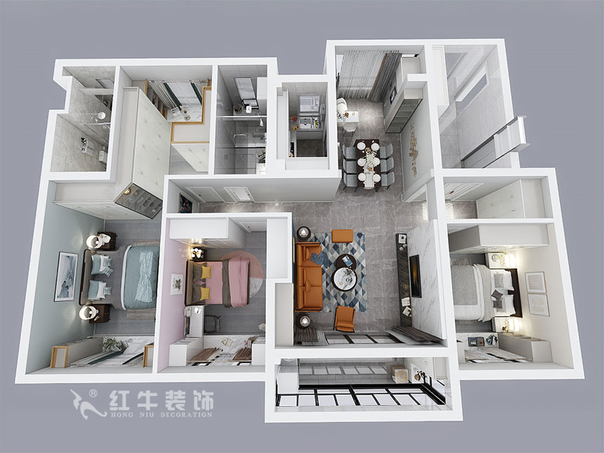 蔡成昊_泊云间25-2-304-140㎡-现代轻奢风格_4室2厅2卫(新房装修)_半包¥106935_半包10