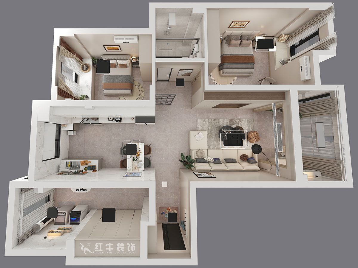 孟宪涛|碧桂园凤凰城翰林湾9-304-120㎡-现代简约风格|3室2厅1卫|新房装修|定制家|全包16