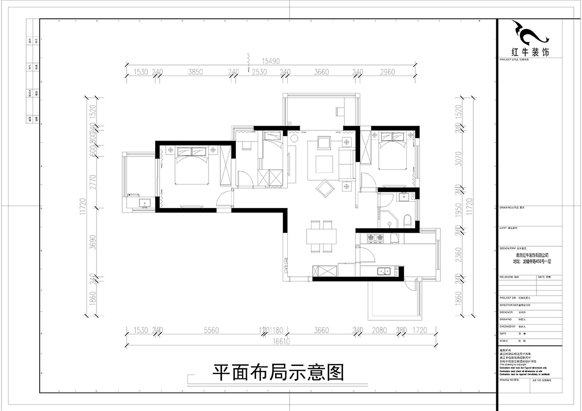 余玮|万江共和2期28-1511-115㎡-北欧风格|3室2厅1卫|新房装修|成品家¥144533|全包14