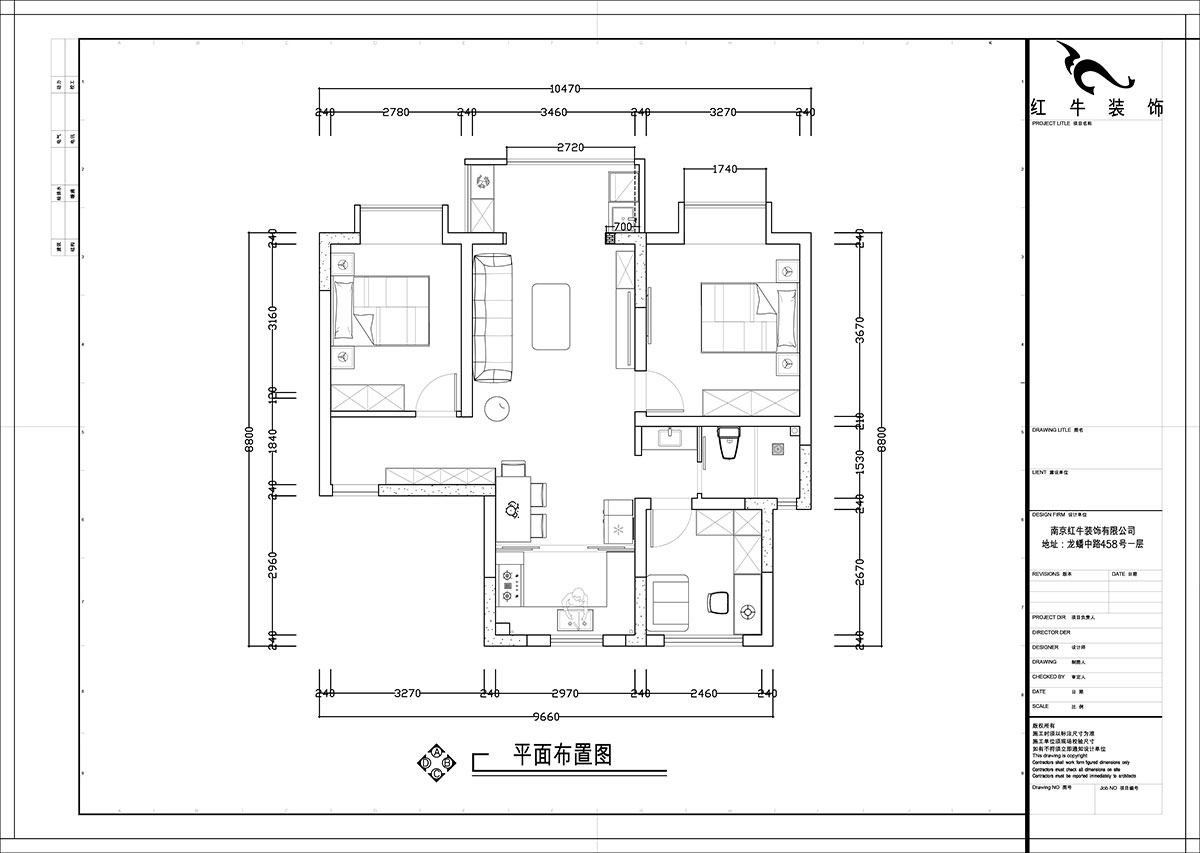 张智猿|白马澜山2-702-89㎡-现代风格|3室1厅1卫|新房装修|定制家|全包12万|00_02平面布置图