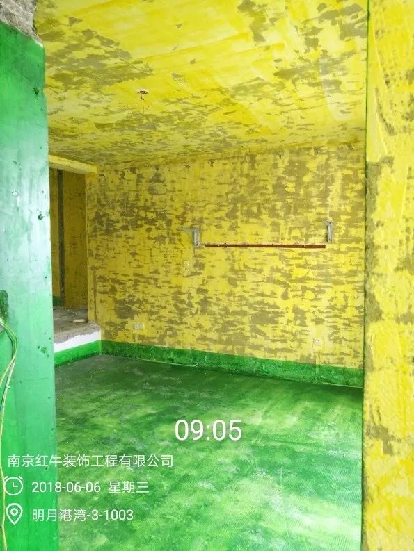 南京明月港湾105平米北欧风格装修 拥有独立衣帽间与书房22地固、墙固