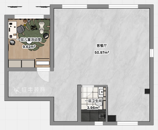 南京138㎡现代复式装修，美学与家居共生！