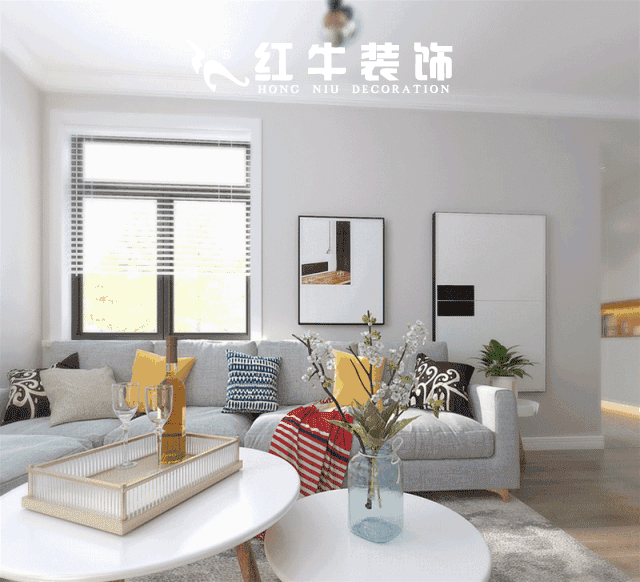 水印_摩登7娱乐_南京平治南苑85平米北欧风格装修--三口之家的温馨居室01