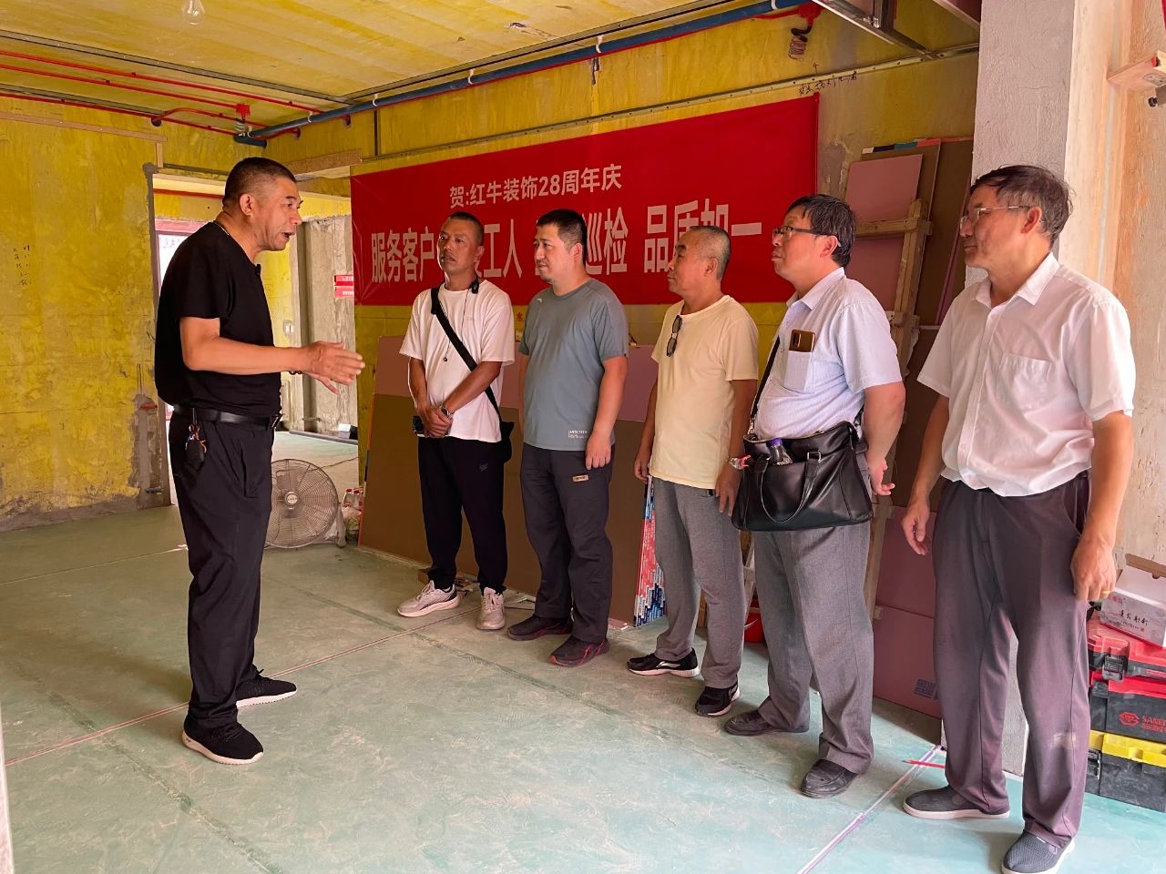 摩登7娱乐28周年庆|服务客户,关爱工人,工地巡检,品质如一! 摩登7娱乐28周年庆|服务客户,关爱工人,工地巡检,品质如一!