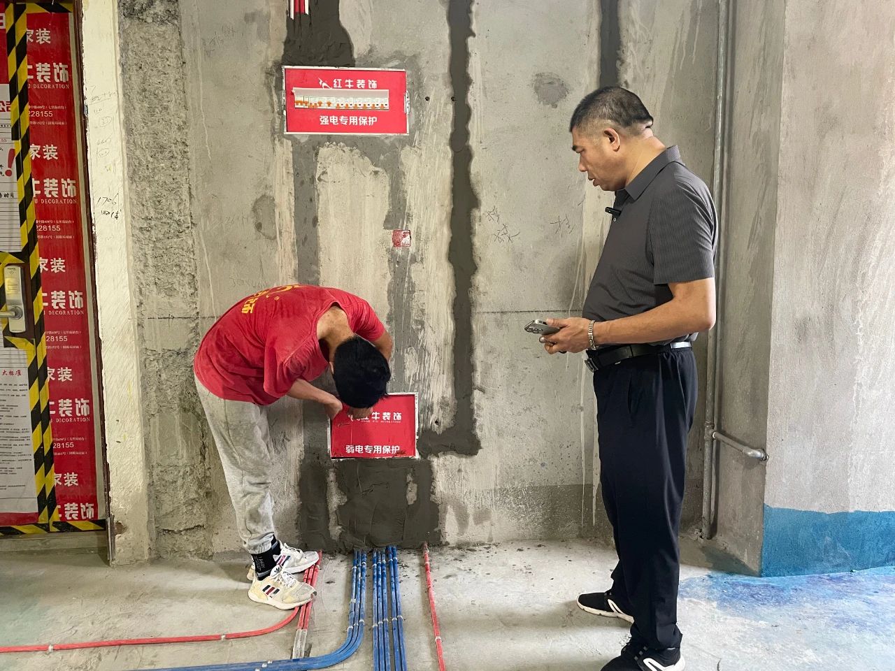 工程总监带队巡检|落实施工环节,严守家装品质! 工程总监带队巡检|落实施工环节,严守家装品质!