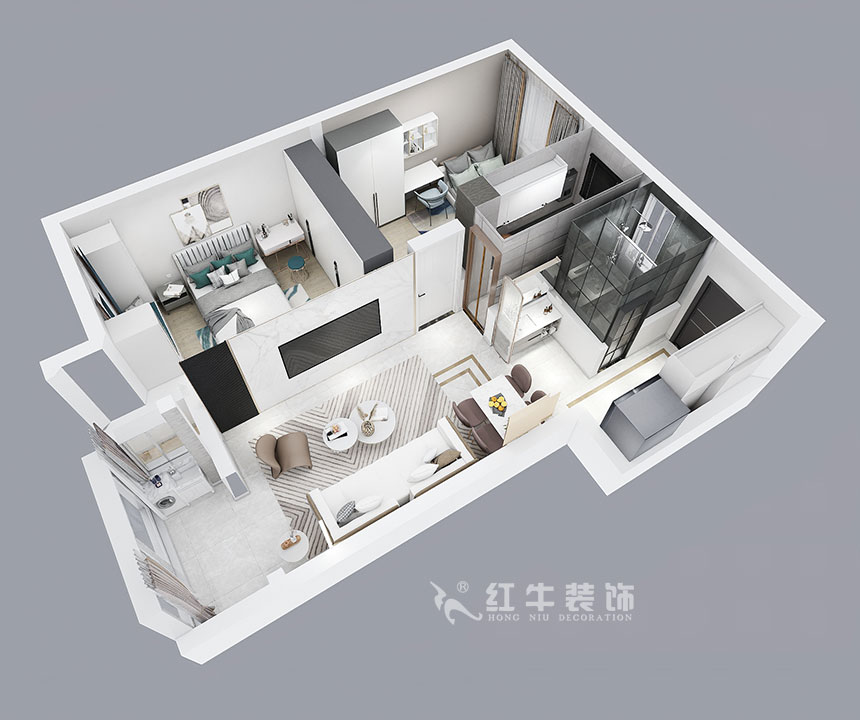 朱明琪_紫杨佳园24-3-910-87㎡-现代简约风格_2室2厅1卫(新房装修)_成品家¥120000_全包10万00_04鸟瞰图