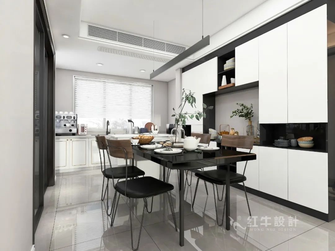 蒋琛_摩登7娱乐设计--电建洺悦府160㎡现代风格07效果图欣赏_餐厅