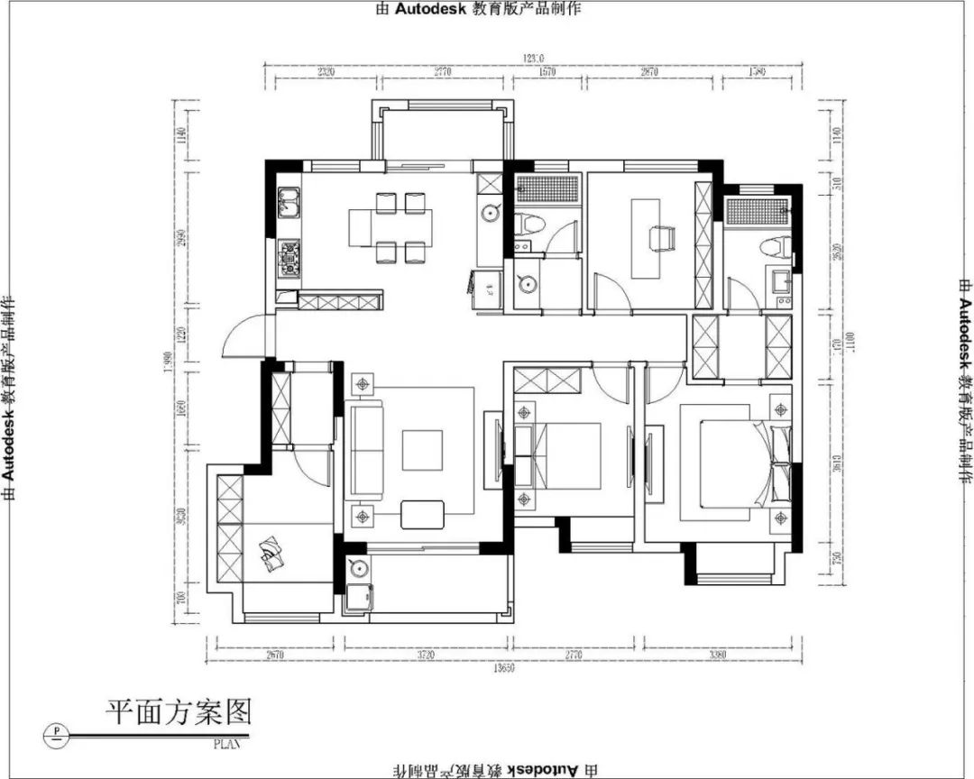 张桐玮_摩登7娱乐设计--电建洺悦府130㎡北欧风格05调整建议